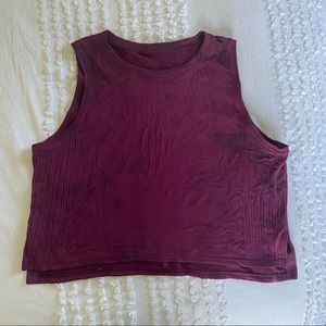 lululemon Train to Be Crop Tank